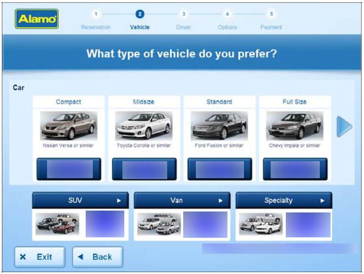 Choose your Car Hire vehicle